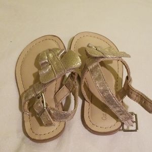 Gold sandals